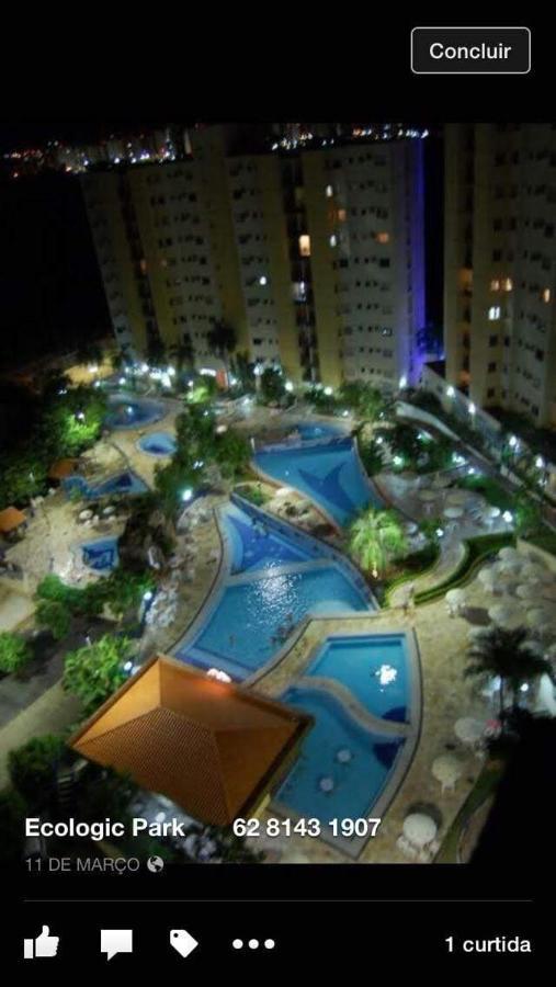 Ecologic Park ap 2 quartos para 7 pessoas 1park aquático 10 piscinas termais Caldas Novas Exterior foto